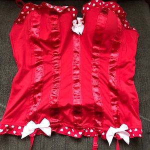 Torrid Red Corset